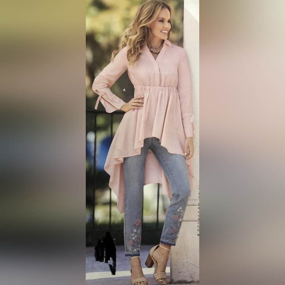 Monroe and Main hi low blouse